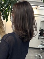 ジルブラン(JIL BLAN) ハイライトバレイヤージュダブルカラーショートカット30代40代
