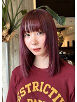 ダブ ギンザ(DaB ginza)&nbsp;艶髪ボルドーカラー/レッド/ピンクベージュ/ブリーチなし/銀座