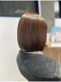 切りっぱなしボブ