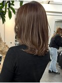 ハイライトバレイヤージュダブルカラーケアブリーチ30代40代