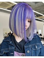 リノート バイ エゴル 名古屋(LINOET by ENGOL)&nbsp;保存必須【海外風ハイトーンボブ】アンブレラカラー