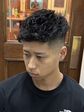 ヒロギンザバーバーショップ 新宿店(HIRO GINZA BARBER SHOP) スパイラルパーマ(理容室/メンズ/barber shop新宿店)
