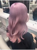 10187韓国ラベンダーパープル髪質改善透明感カラーワンホンヘア