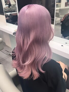 ベレーザ 渋谷(BELEZA) 10187韓国ラベンダーパープル髪質改善透明感カラーワンホンヘア