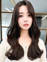 スタートウキョウ 渋谷(STAR TOKYO) 【艶感★シースルーバング】韓国 髪型 大人可愛いウェーブ巻き髪