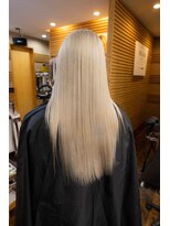 ヘアーメイク ダンス(hair make DANCE) エフェクトブリーチリタッチ ホワイベージュ！