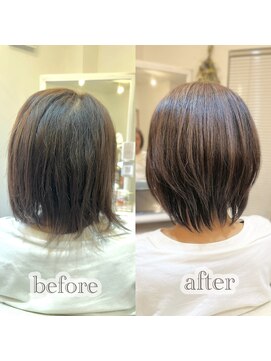 アス(Asu) 骨格矯正ストレート　ショートヘア