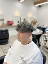 ヘアルームキムラ(HAIR ROOM KIMURA)&nbsp;メッシュスパイラルツイストパーマメンズショートスキンフェード
