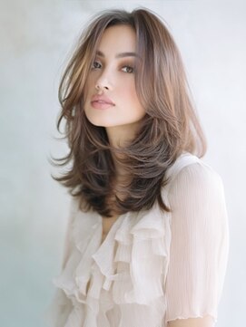 アルトリスト(Altruist Aging×HAIR&SPA) ★ダークアッシュ大人ガーリーボブ着物ミディアムレイヤーカット