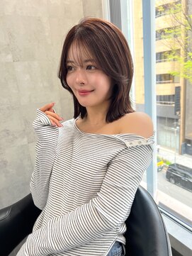 ラベル 渋谷(LAVEL) ２０代３０代お洒落☆レイヤーボブレイヤーカット髪質改善