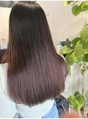 ベルベットロング×カシスブラウン