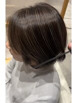 ベルダ 高槻(BELDAD)&nbsp;ハイライトショートヘアダブルカラーアディクシーカラー