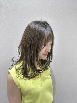 アッドバイケンジ(Add.. by KENJE) 戸塚で叶うブリーチなしオリーブベージュ