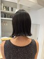 エクリボンヌ(equri bonne)&nbsp;切りっぱなしボブのラフスタイルも可愛いです♪