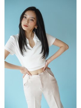 ルフュージュ バイ プロデュース 相模大野店(Refuge by Produce) 暗髪/レイヤーカット/長めバング