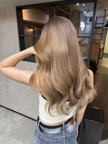 サニー 渋谷(SUNNY) バレイヤージュ、ハイライト、レイヤーロング、グレーベージュ