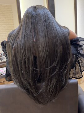ヘアールーチェ(Hair Luce) 髪質改善ハイライトバレイヤージュハイトーン