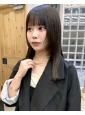 ハッシュカット/ミディアムレイヤー/顔まわりカット