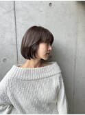 切りっぱなしボブ