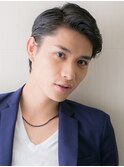 30代40代ツーブロック清潔感ダークアッシュメンズカットh与野