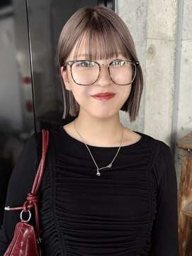 シック(sick) ハイトーンミニボブ【福岡 パーマ デジタルパーマ 髪質改善】