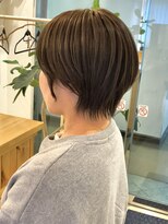 ニコヘアデザイン(NICO hair design)&nbsp;丸みショート×グレージュ