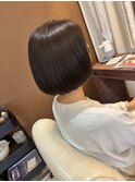 まとまりやすさ◎艶ボブスタイル
