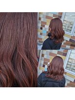 ジーアンドジー(G&G)&nbsp;ウォームブラウンセミロング