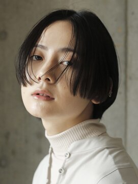 グリコ(grico) スリークハンサムショートボブ/ほつれバングショート