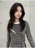 50代ハンサムショートショートバレイヤージュクラゲヘアパーマ