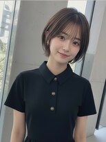 リル バイ フレイムス 川口(Lilou by Frames)&nbsp;ショートボブ髪型20代30代40代50代前髪あり前髪なし面長丸顔川口