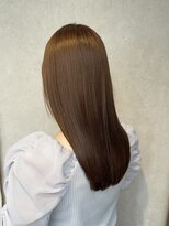 ピュアメンド 吉祥寺(Pure Mend) ツヤサラ縮毛矯正×オリーブブラウンロング