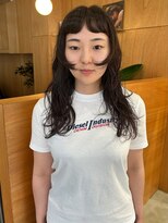 パークホワイト 代官山(PARK White) ゆるふわパーマ結べるくびれボブハッシュウルフ