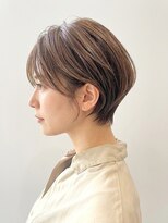 ピールアーク(peal ark)&nbsp;オージュア髪質改善×ハイライト白髪ぼかし◎大人くびれボブ
