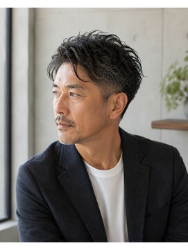 メンズバグズ(MEN's Baguz) 大人メンズ無造作ウェーブパーマ