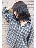 シエ バイ ケンジ 湘南台(sie by KENJE)&nbsp;ダークパープル/ナチュラルショート/夏のヘアアレンジ/湘南台