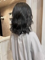 キャアリー(Caary)&nbsp;福山美容室caary髪質改善デジタルパーマミディアム20代30代40代