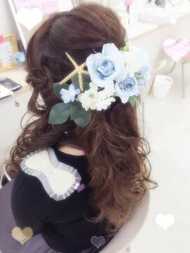 ヘアーセットサロン ピンキー(Hairset Salon Pinky) Pinky☆ふわふわハーフ