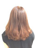 サロン ド キムラ セミロングダブルカラー ゆるふわスタイル