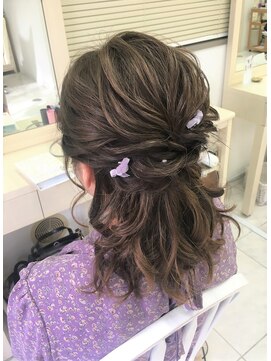 リサ 恵比寿(risa.) ルーズハーフアップ*