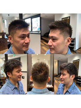 バンズヘアーファミリー(Ban.s Hair Family) スタイリッシュショート(ソフモヒ風)