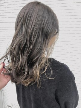 アーチ ブランチ 岡山北長瀬店(ARCH) 【ARCH 竹田】インナーカラー　ホワイトベージュ