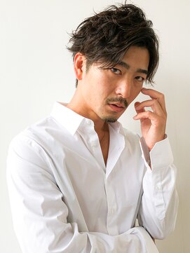 ラルユー 金山(LallYou) 無造作パーマ/ツーブロック/韓流マッシュ/かき上げ