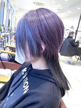 クアトログランシュ ひたちなか店(QUATRO×GranCieux) ラベンダーバイオレット×ポイントブルー