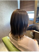 ネウィサリュー 立川(newi saLyu)&nbsp;ミニウルフ/くすみブルー/テラコッタ/韓国マッシュ/くびれヘア