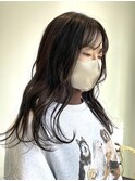 透明感のある、地毛風カラー
