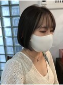 フェイスフレーミングカラーボブ