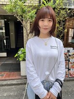 ネルケ 立川(nelke)&nbsp;ボルドーカラー×アンニュイミディアム_