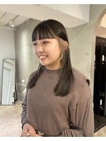 ローレン(LOREN)&nbsp;グレージュカラーミルクティーカラーインナーカラーダブルカラー