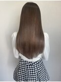 ミルクティーベージュ(ブリーチ)あり